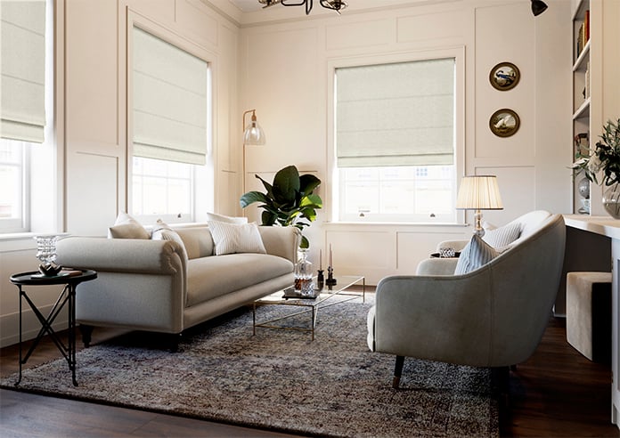 Bravo, Limestone - Roman Blind - Image 7